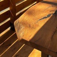 Стіл з цільного масиву дуба